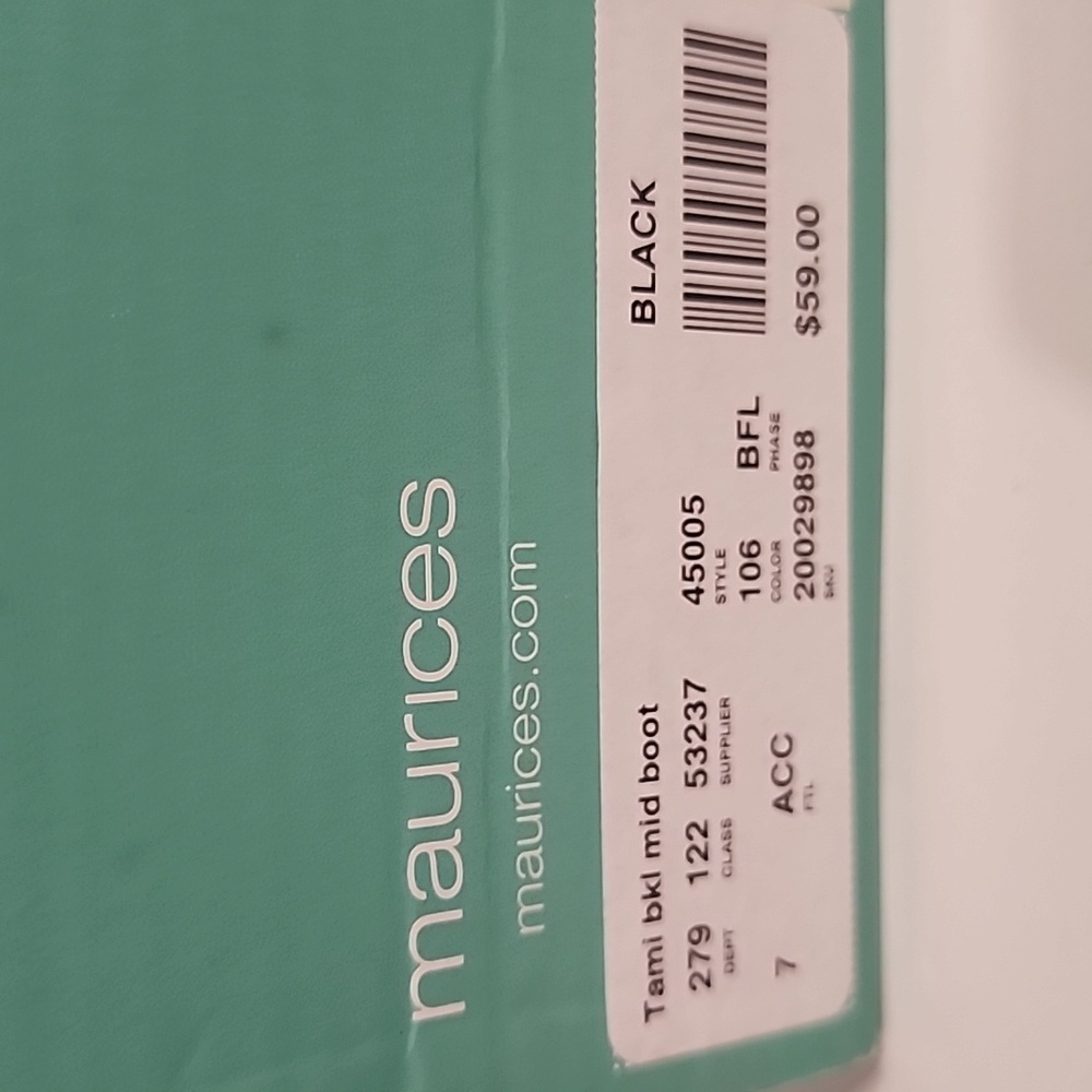 Maurices Mid calf boot EUC Size 7 - Picture 2 of 9